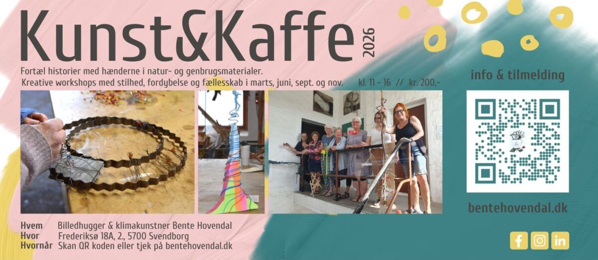 Tekst og foto om den Kunst & Kaffe